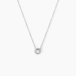 Collier Winona Argent Blanc