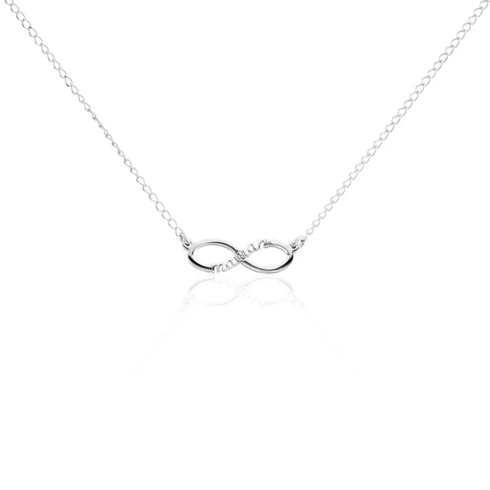 Collier Xara Argent Blanc
