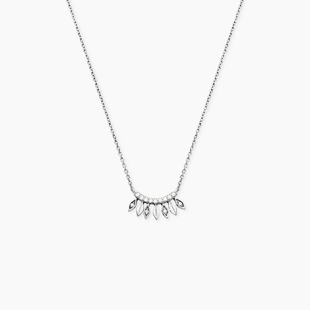 Collier Yannique Argent Blanc Oxyde De Zirconium|Marc Orian New