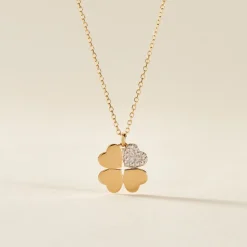 Collier Yasamin Or Jaune Diamant