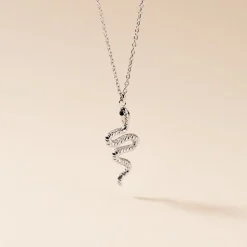 Collier Yoshie Argent Blanc