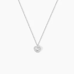 Collier Yvannah Argent Blanc Oxyde De Zirconium