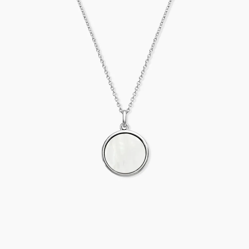 Collier Zealie Argent Blanc Nacre