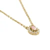 Collier Zihna Plaqué Or Jaune Pierre De Synthèse Oxyde|Marc Orian Outlet