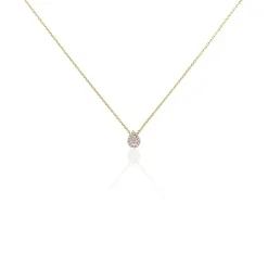 Collier Zihna Plaqué Or Jaune Pierre De Synthèse Oxyde|Marc Orian Outlet