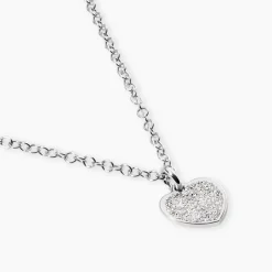 Collier Zilla Argent Blanc