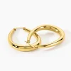 Creoles Cherish Acier Jaune