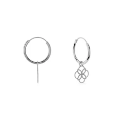 Creoles Elvyn Argent Blanc|Marc Orian Outlet