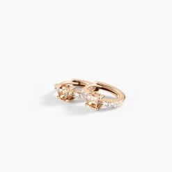 Creoles Rio Argent Rose Oxyde De Zirconium|Marc Orian Hot