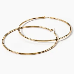 Créoles Ada Lisse Plaqué Or Jaune|Marc Orian Clearance