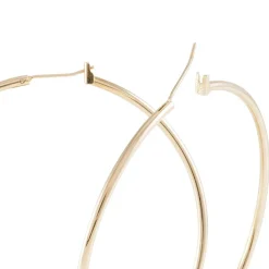 Créoles Ada Lisse Plaqué Or Jaune|Marc Orian Clearance