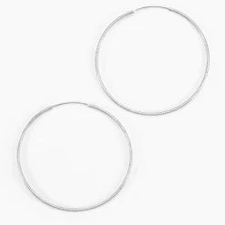 Créoles Argent Blanc Agathe|Marc Orian