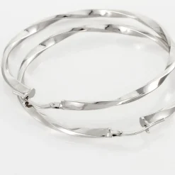 Créoles Argent Blanc Ires