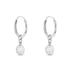 Créoles Argent Blanc Lehunnus Oxyde De Zirconium|Marc Orian Discount