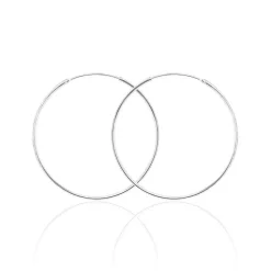 Créoles Argent Blanc Najiha