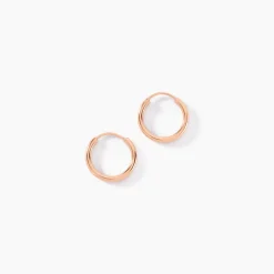 Créoles Argent Rose Olympia|Marc Orian Hot