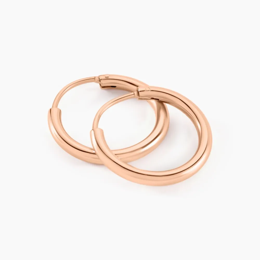 Créoles Argent Rose Olympia|Marc Orian Hot