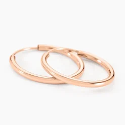 Créoles Argent Rose Olympia|Marc Orian Outlet