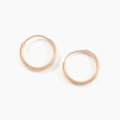 Créoles Argent Rose Olympia|Marc Orian Hot