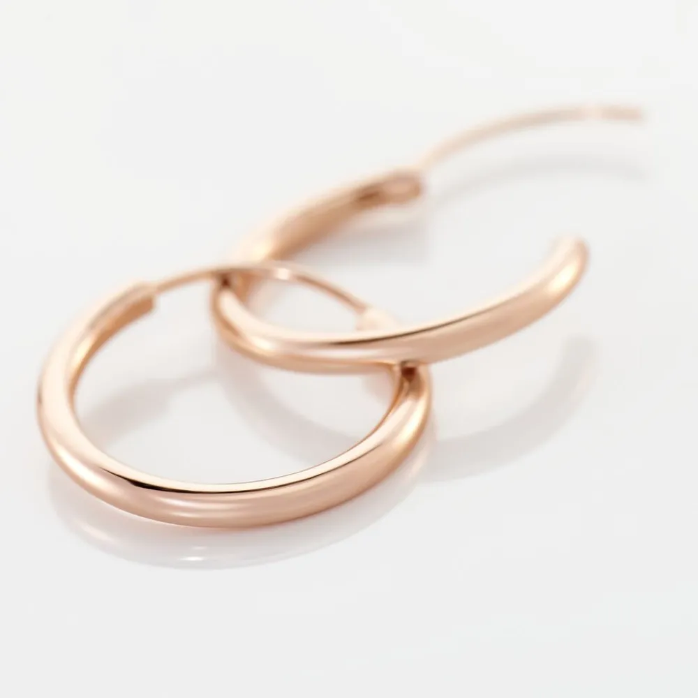 Créoles Argent Rose Olympia|Marc Orian Hot