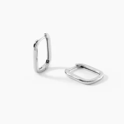 Créoles Carlota Argent Blanc|Marc Orian Clearance