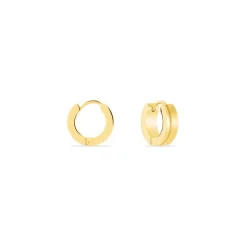 Créoles Casilda Acier Jaune|Marc Orian Discount