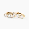 Créoles Cassi Plaqué Or Jaune Oxyde De Zirconium|Marc Orian Clearance