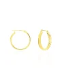 Créoles Dea Diamantees Fil Plat Or Jaune|Marc Orian Best