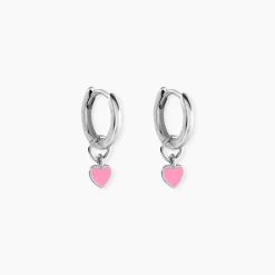 Créoles Griotte Argent Blanc|Marc Orian Outlet
