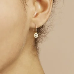 Créoles Lulu Or Jaune Oxyde