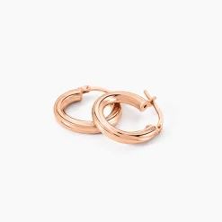 Créoles Maia Argent Rose