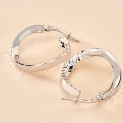 Créoles Moheli Argent Blanc