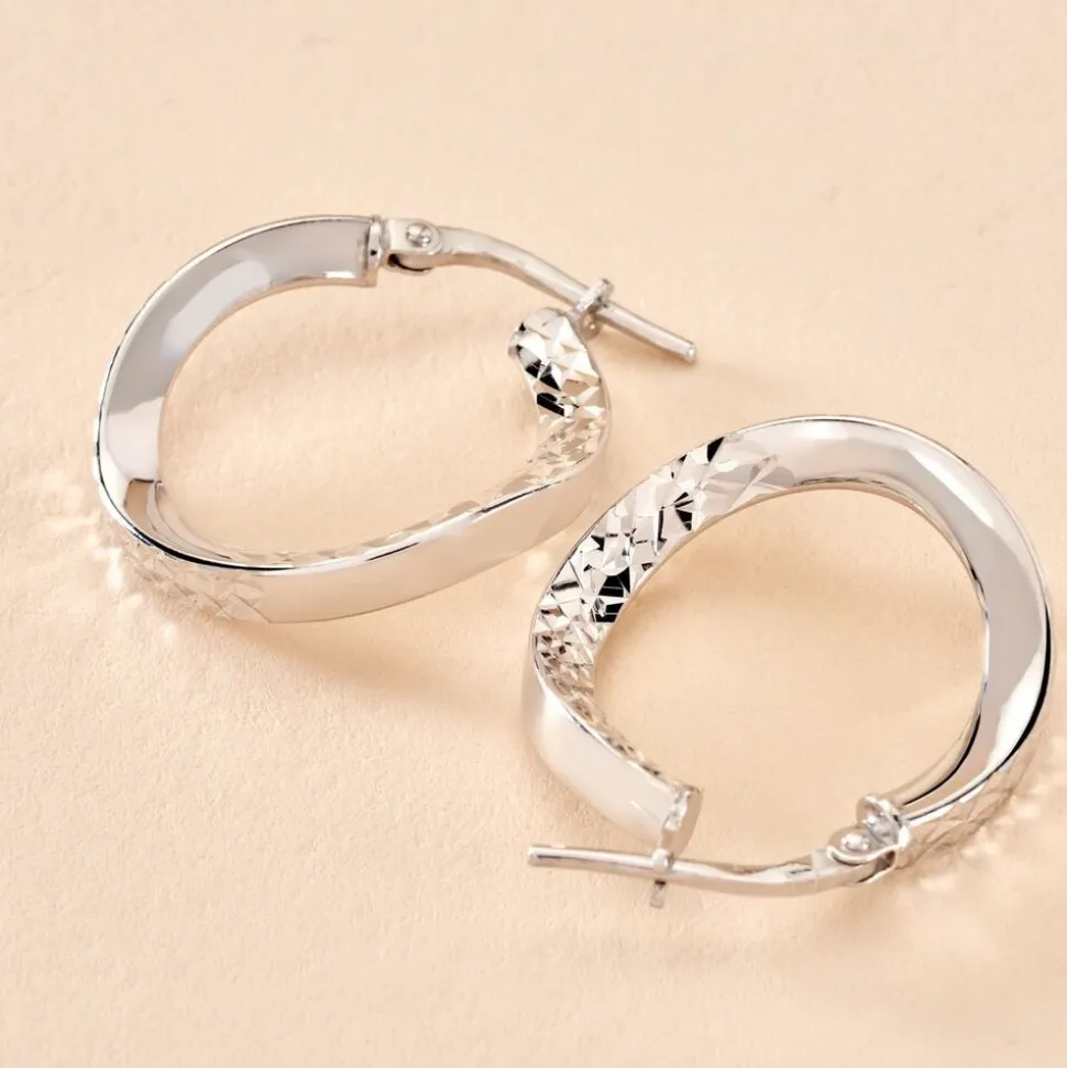 Créoles Moheli Argent Blanc