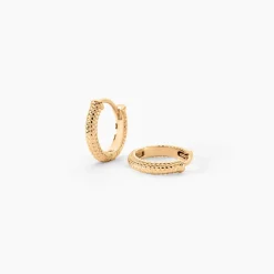 Créoles Oléna Plaqué Or Jaune|Marc Orian Clearance