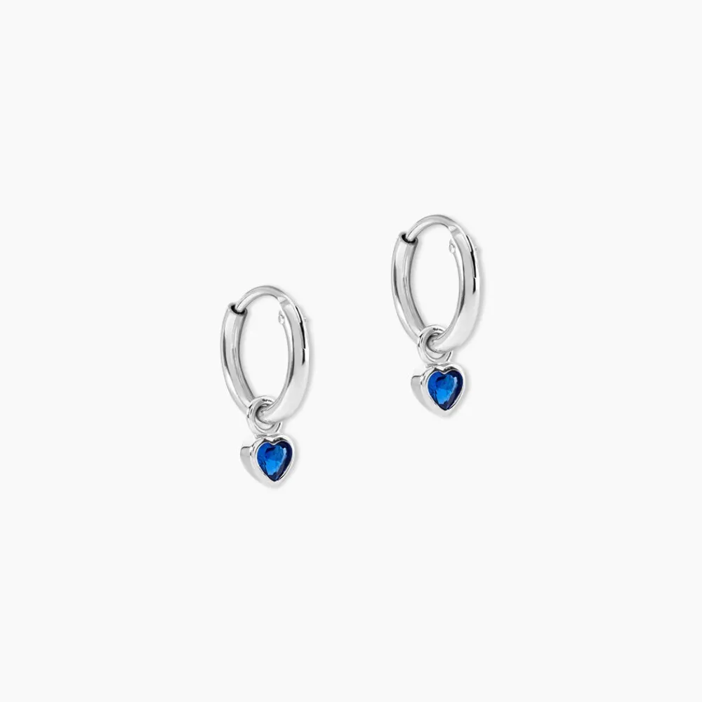 Créoles Querida Argent Blanc Oxyde De Zirconium|Marc Orian Sale