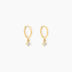 Créoles Racquel Or Jaune Diamant