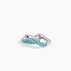 Créoles Rio Argent Blanc Oxyde De Zirconium|Marc Orian Outlet