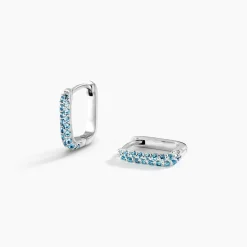 Créoles Rio Argent Blanc Oxyde De Zirconium|Marc Orian Outlet