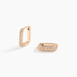 Créoles Rio Argent Rose Oxyde De Zirconium|Marc Orian Sale
