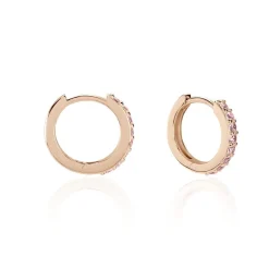 Créoles Rio Argent Rose Oxyde De Zirconium|Marc Orian Clearance