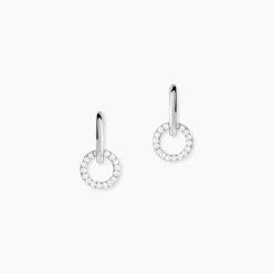 Créoles Riva Argent Blanc Oxyde De Zirconium|Marc Orian Clearance