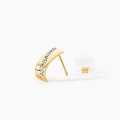 Créoles Timira Or Jaune Diamant