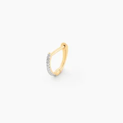 Créole Unitaire Aryanna Or Jaune Diamant|Marc Orian Discount