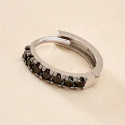 Créole Unitaire Vito Or Blanc Oxyde De Zirconium|Marc Orian Outlet