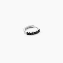 Créole Unitaire Vito Or Blanc Oxyde De Zirconium|Marc Orian Outlet