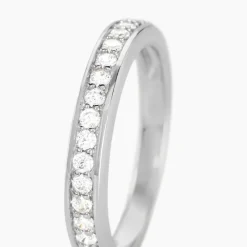 Demi Alliance Heket Argent Blanc Oxyde De Zirconium|Marc Orian
