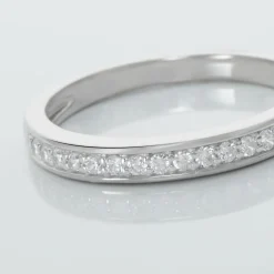 Demi Alliance Heket Argent Blanc Oxyde De Zirconium|Marc Orian