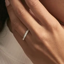 Demi Alliance Heket Argent Blanc Oxyde De Zirconium|Marc Orian