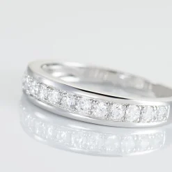 Demi Alliance Heket Argent Blanc Oxyde De Zirconium|Marc Orian Sale