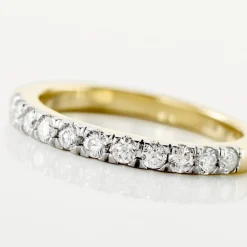 Demi Alliance Pristina Ld Or Jaune Diamant Synthetique|Marc Orian Outlet